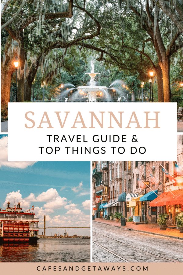 Savannah Itinerary