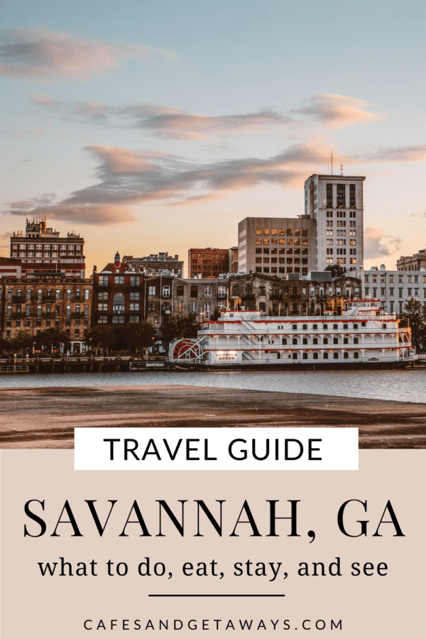 Savannah Itinerary