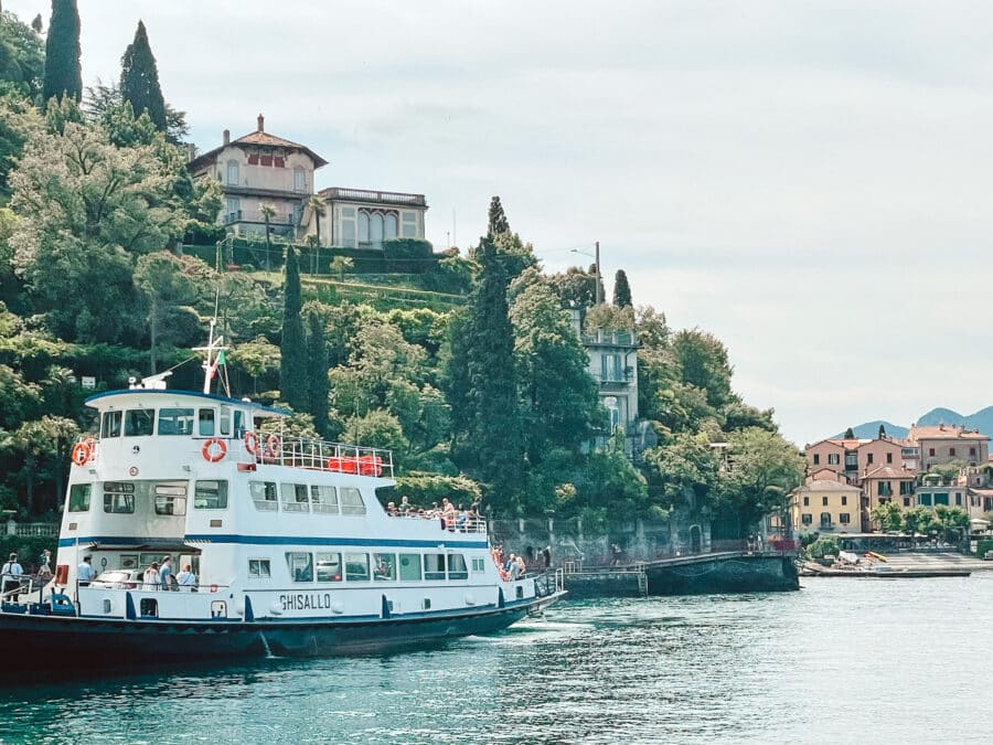 Lake Como itinerary