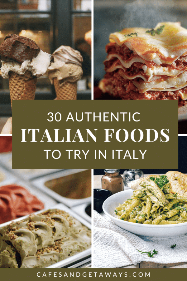 food to try in Italy