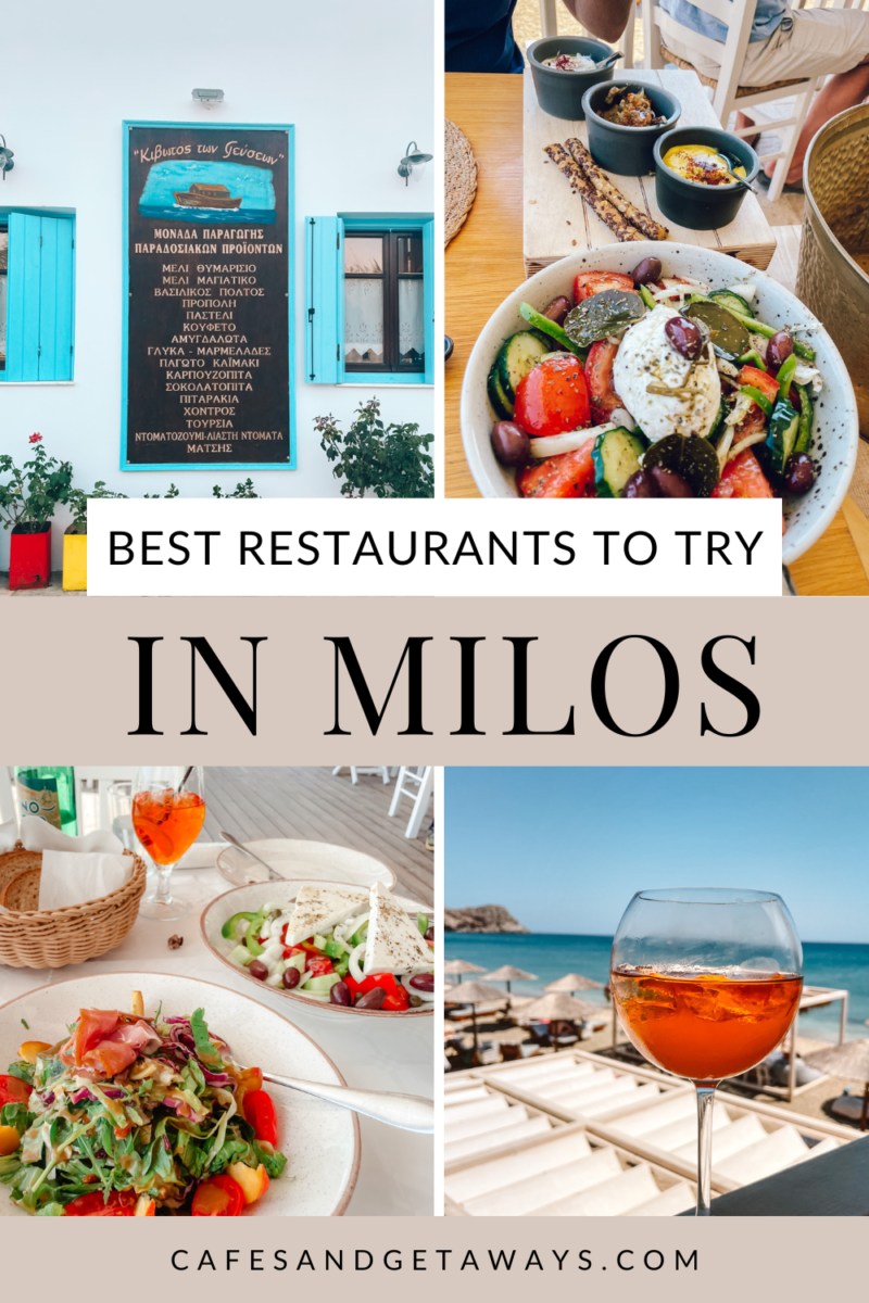 10 Best Restaurants in Milos, Greece