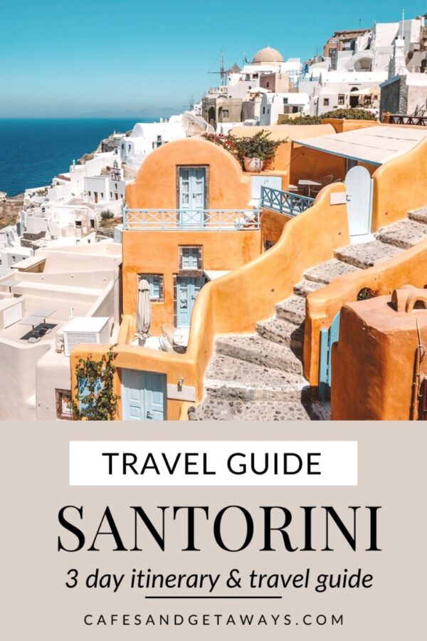 Santorini 3 day itinerary