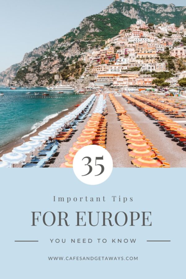 Europe travel tips