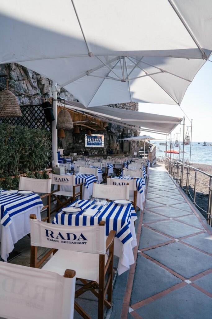 beach clubs in Positano