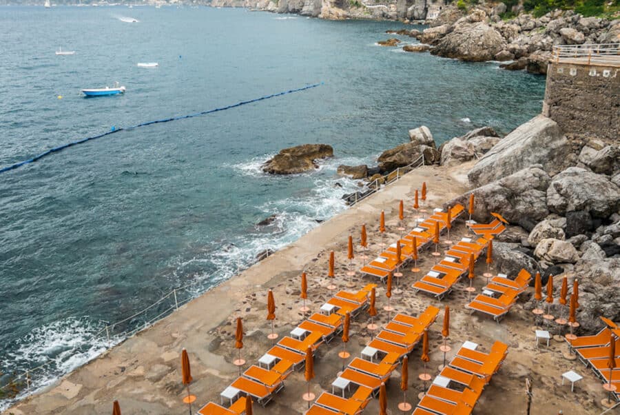 beaches in Positano