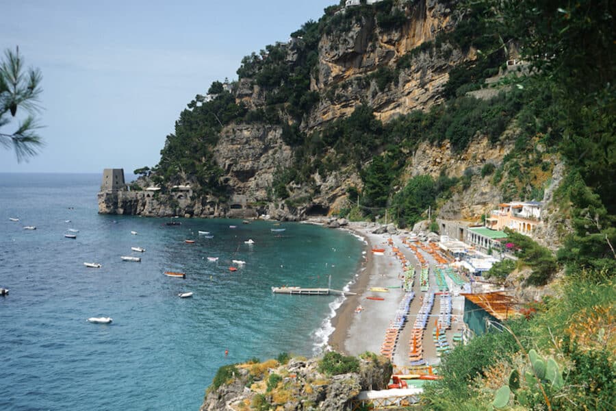 beaches in Positano